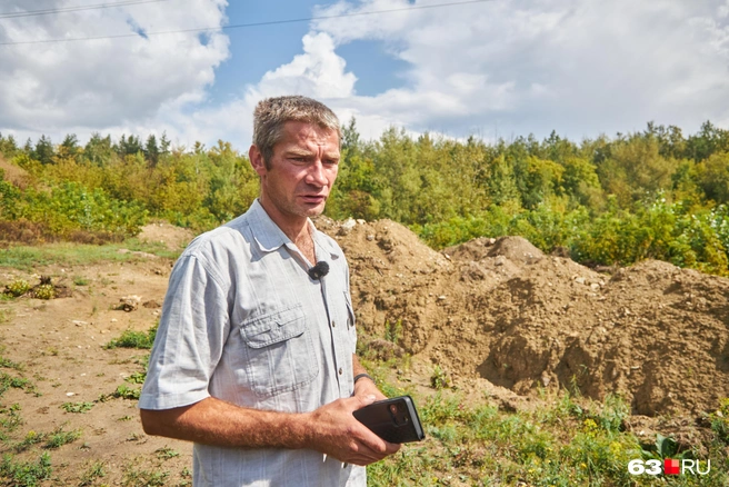 Андрей не побоялся приехать с нашей съемочной группой в тот самый карьер | Источник: Роман Данилкин / 63.RU 