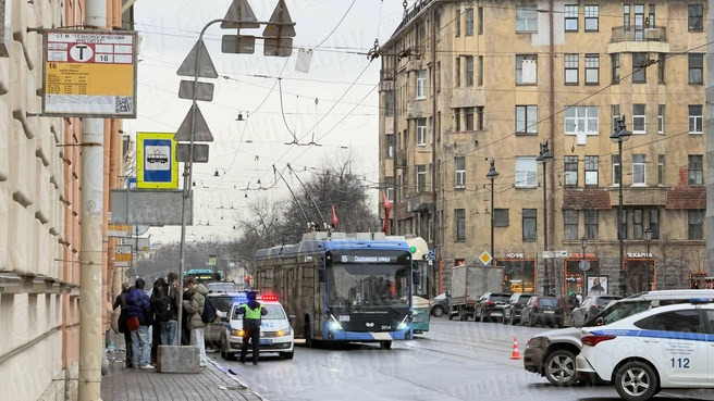 Стало известно число пострадавших в ДТП с пешеходами на Загородном | Источник: Валентин Егоршин / «Фонтанка.ру»