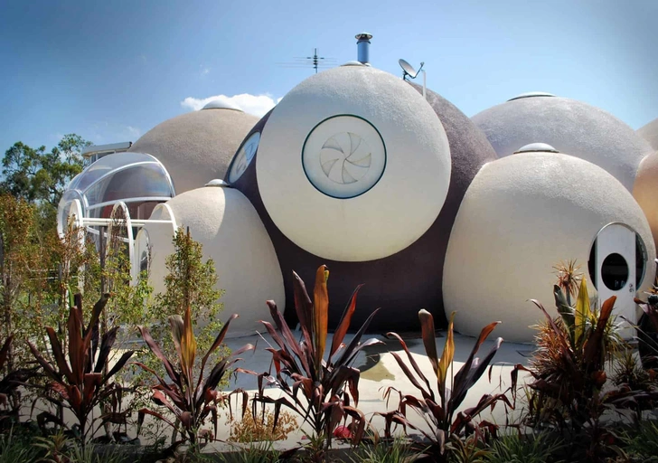 Дом-пузырь Birchall Bubble House, проект Грэма Бирчалла, Австралия. | Источник: архив пресс-служб