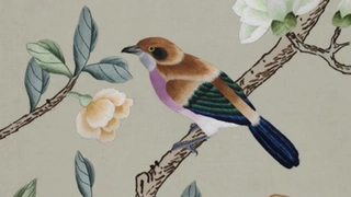 Компания de Gournay выпустила обои с вышивкой