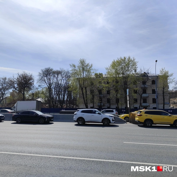 Вид на Каширское шоссе вблизи будущей станции «Москворечье» | Источник: Игорь Мещанев / MSK1.RU