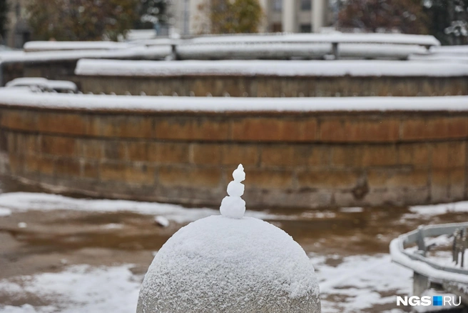 Снег еще растает, обещают синоптики. | Источник: Александр Ощепков / NGS.RU