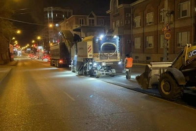 В Астрахани начали ремонт на улице Боевой