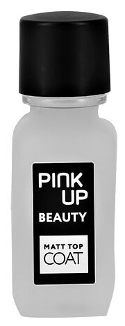 Матирующее верхнее покрытие для ногтей PINK UP BEAUTY Matt top coat