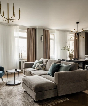 Вне времени и трендов: квартира 102 м² в Москве