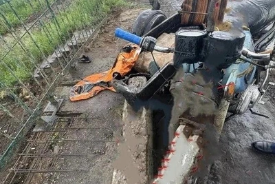 В Воронежской области пьяный байкер разбил мотоцикл о бетонные плиты