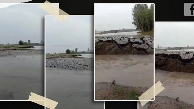 В Индии возник огромный земляной пузырь (странное видео от очевидцев)