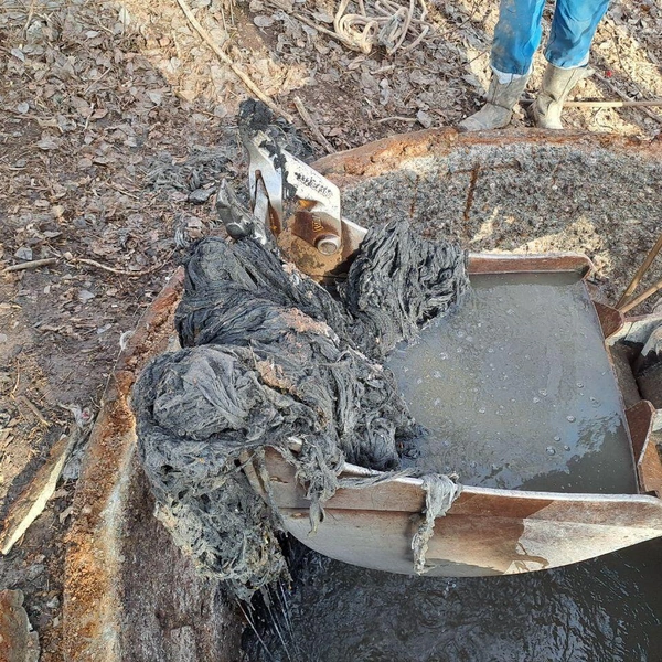 Вот столько мусора достали из колодцев в районе Николая Островского, 111-113 и Красных Казарм, 64 | Источник: «Новогор — Прикамье»