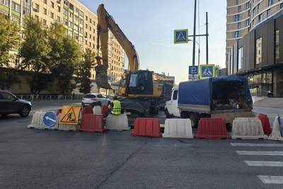 Профсоюзную в Тюмени перекрыли из-за аварии