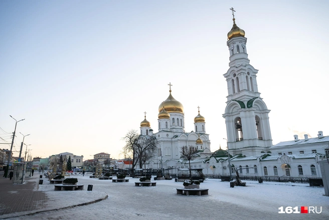 Площади, обычно полные людей, сейчас пусты | Источник: Евгений Вдовин / 161.RU