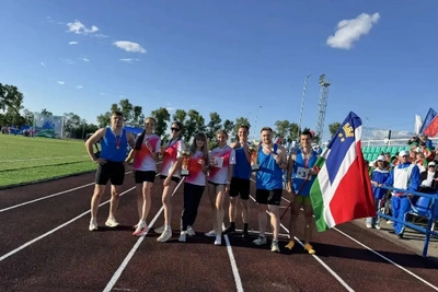 Благовещенск выиграл эстафету на открытии Спартакиады городов Приамурья