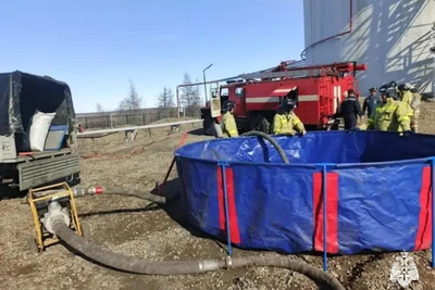 Проверка нефтебазы в селе Анюйск: оценка готовности к разливам