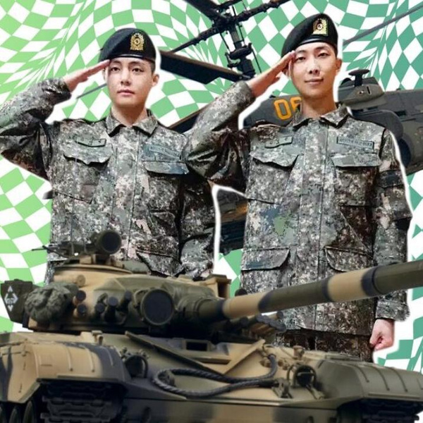 ARMY могут гордиться: RM и Ви из BTS стали лучшими солдатами на курсе базовой военной подготовки