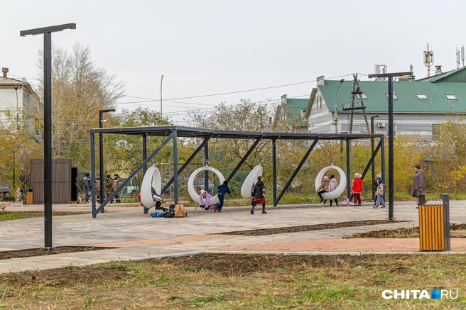 Ветер в последние дни немного мешает гулять | Источник: Олег Фёдоров / CHITA.RU
