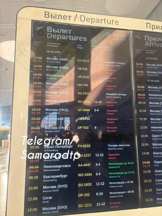 Под запрет попали несколько столичных аэропортов | Источник: «Самара ДТП | samara.dtp.official» / T.me