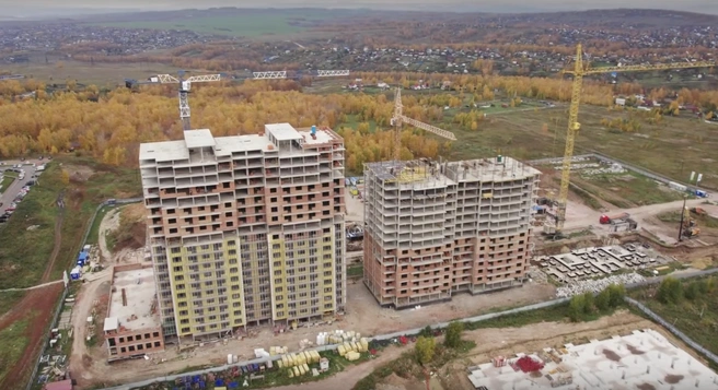 Строительство ЖК «Аллея Парк» | Источник: СЗ «ДСК ПАРК»