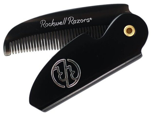 Расческа для усов и бороды Rockwell Razors RR-COMB-M-B складная