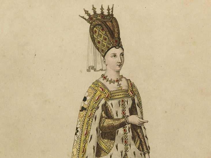 Королева Франции Изабелла Баварская, супруга Карла VI Безумного