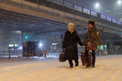 Поезд с волгоградцами застрял на 12 часов в снежном плену