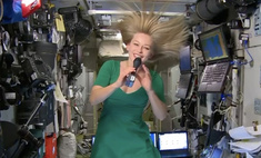 Юлия Пересильд сняла видеоролик из космоса для всех россиян — его покажут в Новый год