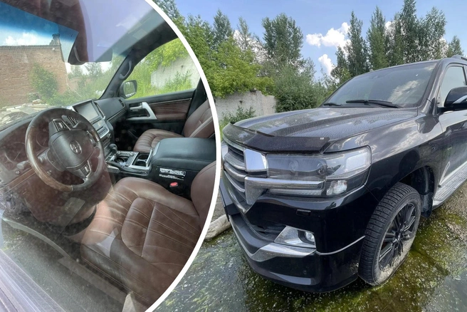 Land Cruiser находится в селе Марусино | Источник: ГИС Торги