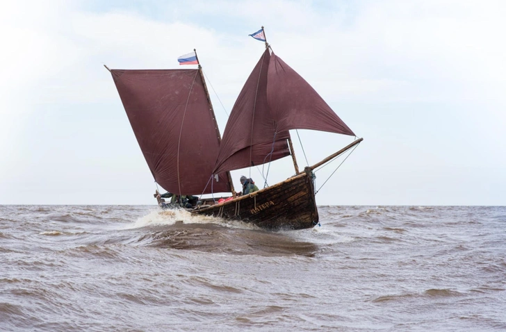 На пути в Мангазею: как российские энтузиасты сшили корабль поморов и отправились на нем в плавание | Источник: ПРЕСС-СЛУЖБА МУЗЕЯ МОСКВЫ