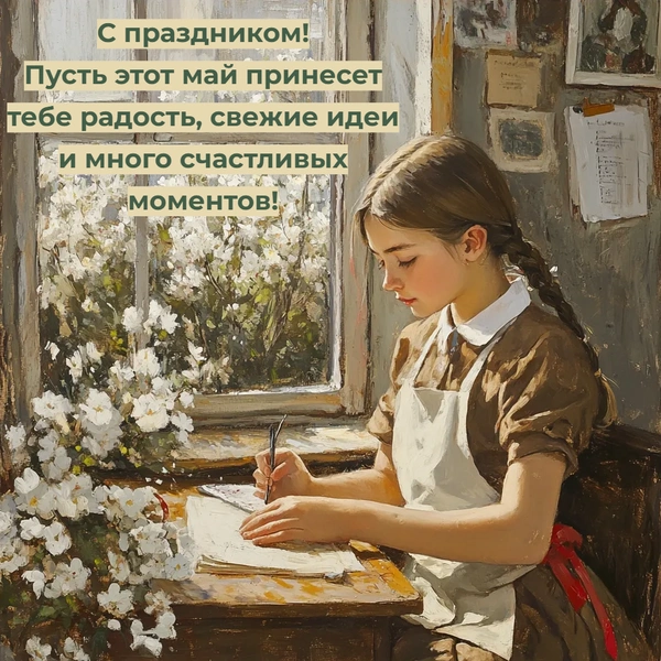 Праздник весны и труда 2025: современные и советские открытки с 1 мая для родных, друзей и коллег | Источник: theDay/Midjourney