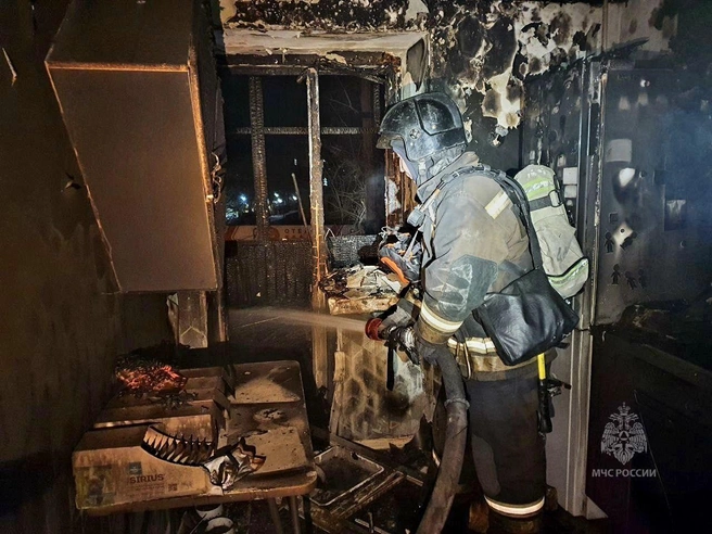 Эвакуировали 14 человек | Источник: МЧС Тюменской области