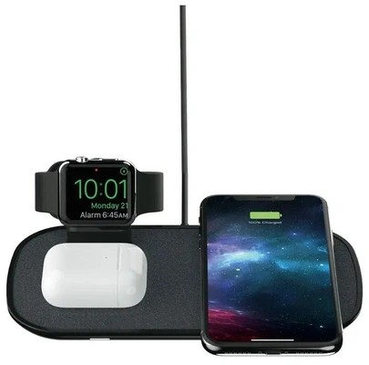 #5 Беспроводная зарядная станция Mophie 3 in 1 Wireless Charger