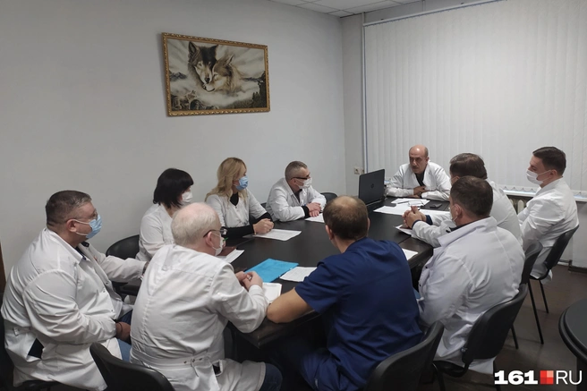 Врачебная планерка. Декабрь 2020 года | Источник: Ирина Бабичева / 161.RU