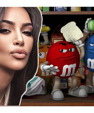 Ким Кардашьян поделилась лайфхаком, как она ест M&M's (видео)