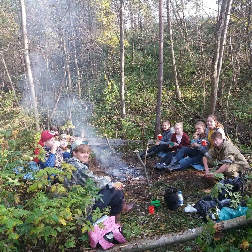 Ученики часто ходят с Еленой в походы | Источник: из архива Елены Шубиной