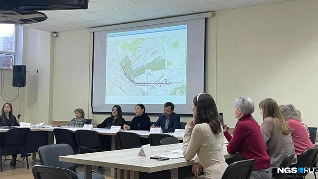 Заштрихованная зеленая часть&nbsp;— юридически закрепленная зона городских лесов, пунктирными линиями отмечена зона проектирования | Источник: Елизавета Горячева / NGS.RU