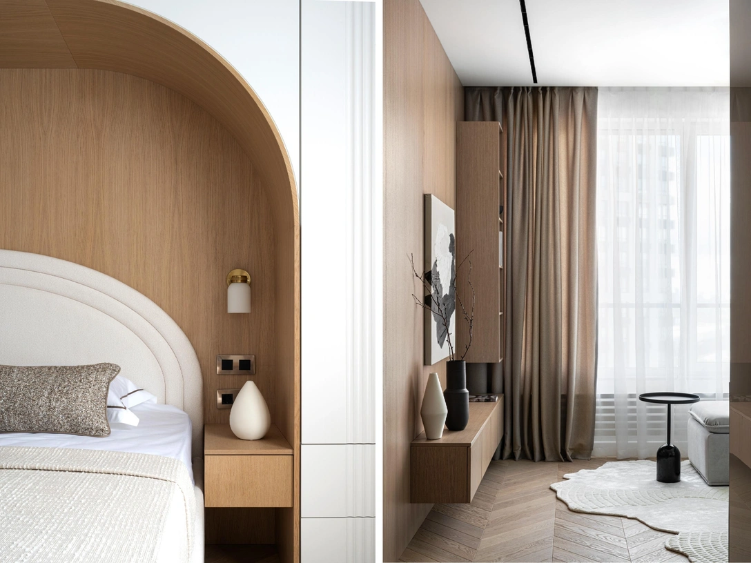 Ковры и шпон: квартира 65 м² для большой семьи | Источник: Наталья Градусова. Стиль: Оля Коробка