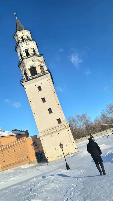Этим фото башни Юлия Зайцева поделилась зимой | Источник: Юлия Зайцева / Vk.com