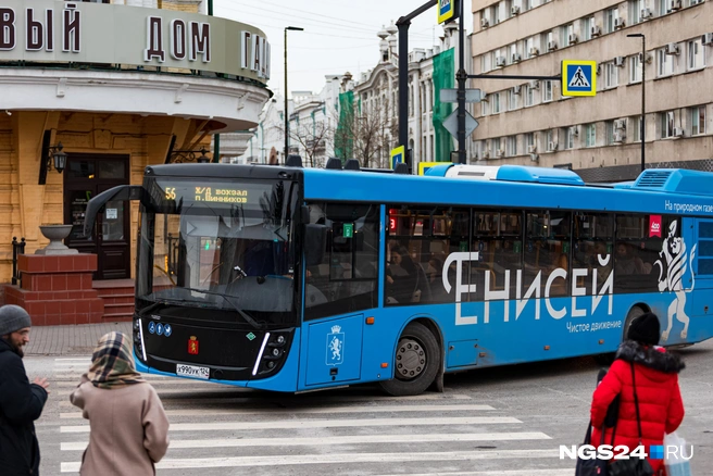 Один из новых газовых автобусов | Источник: Мария Ленц / NGS24.RU