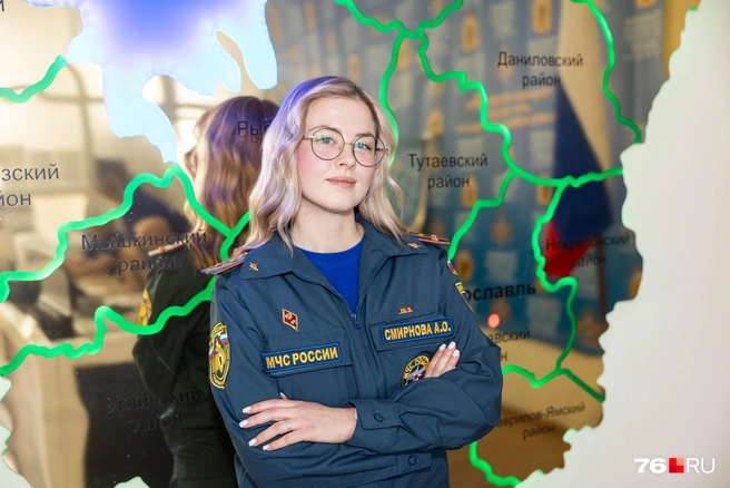 Анастасия с юных лет мечтала носить погоны | Источник: Артем Бауман / 76.RU