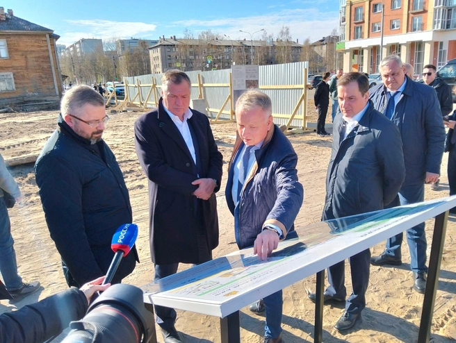 Всего на месте старых деревянных домов на этом участке планируется построить порядка 80 тысяч квадратных метров жилья | Источник: Группа Аквилон