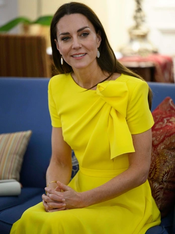 Герцогиня Кэтрин сразу по прилету на Ямайку, 22 марта 2022