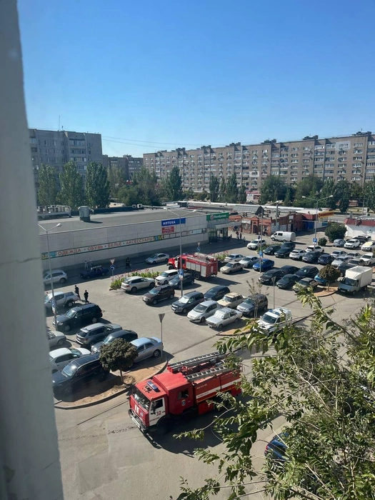Огонь вспыхнул в Волжском 25 августа | Источник: Ящик Пандоры / Telegram