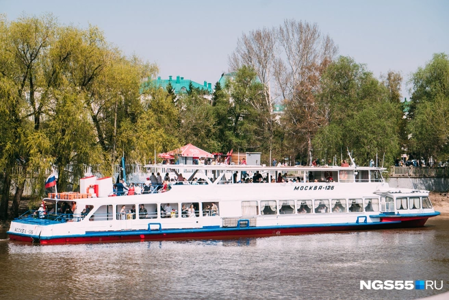 Проект «Теплоход Победы» проведут в Омске впервые | Источник: Елена Латыпова / NGS55.RU