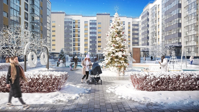 Квартал «Видный» демонстрирует успешный пример реновации, сочетающей современный комфорт с привычной средой исторического района | Источник: «СтройПанельКомплект»