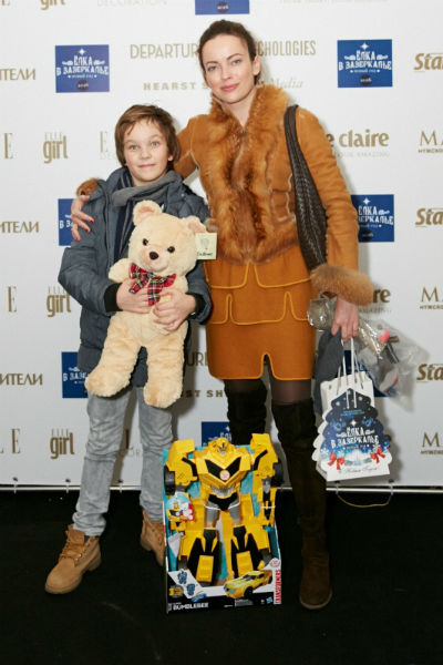 Ольга Зайцева с сыном