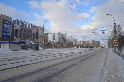 Светофор для пешеходов на проспекте Авиастроителей в Ульяновске