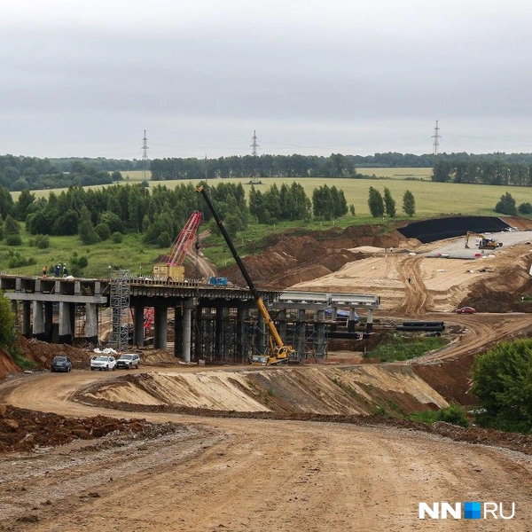 Под Нижним Новгородом развернулось строительство дублёра проспекта Гагарина | Источник: Наталья Бурухина / NN.RU