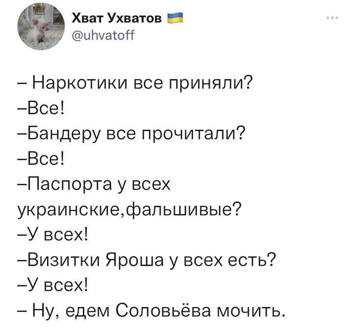 Много шуток и мемов про покушение на Владимира Соловьева