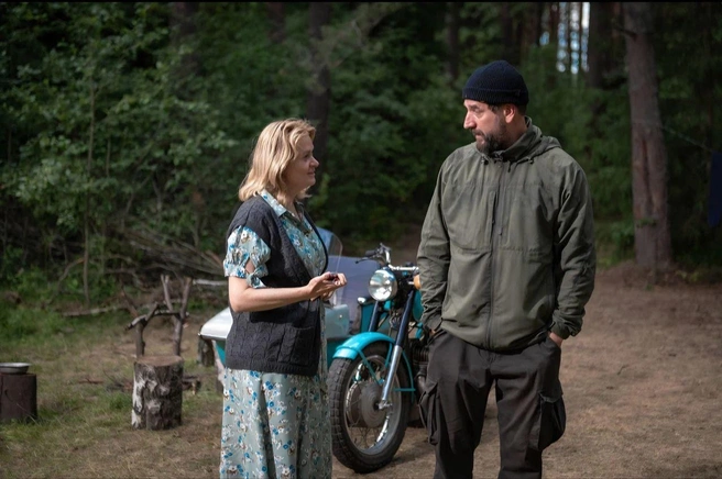 Анна Михалкова и партнер | Источник: kinopoisk.ru