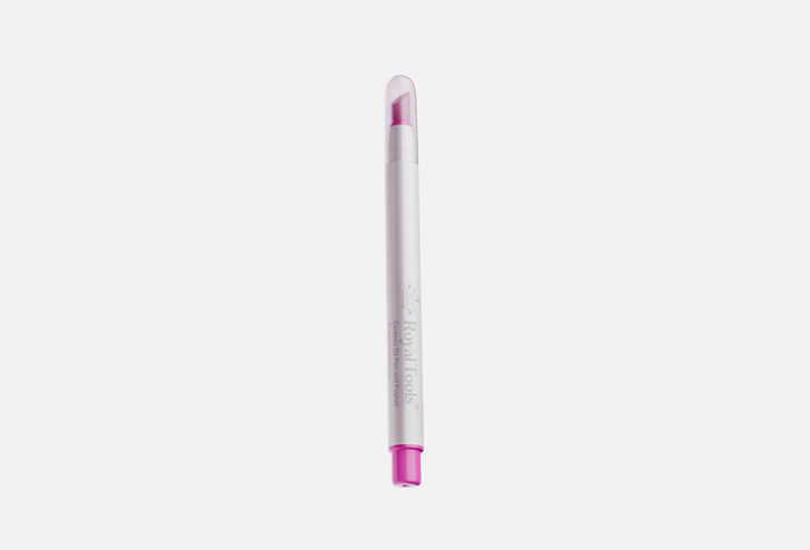 Royal Tools Керамический карандаш-пушер для кутикулы Ceramic Oil Pen and Pusher белый 1 шт 