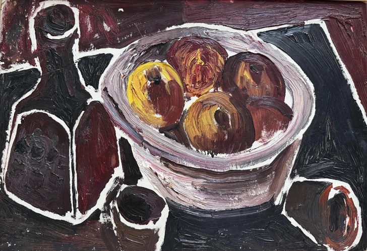 Евгений Чубаров. «Натюрморт». Картон, масло, 48х62 см. Arts Square Gallery.
