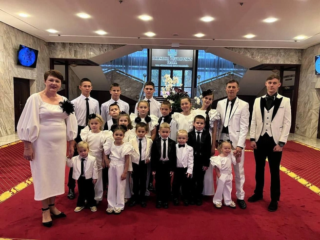 Семья Коняевых в Москве на конкурсе семьи в 2025 году | Источник: архив семьи Коняевых